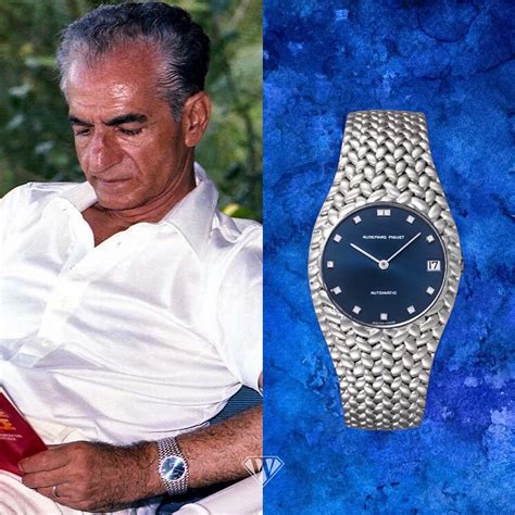 audemars piguet shah of iran|Very rare Audemars Piguet ‘Cobra’ in 18k white gold.